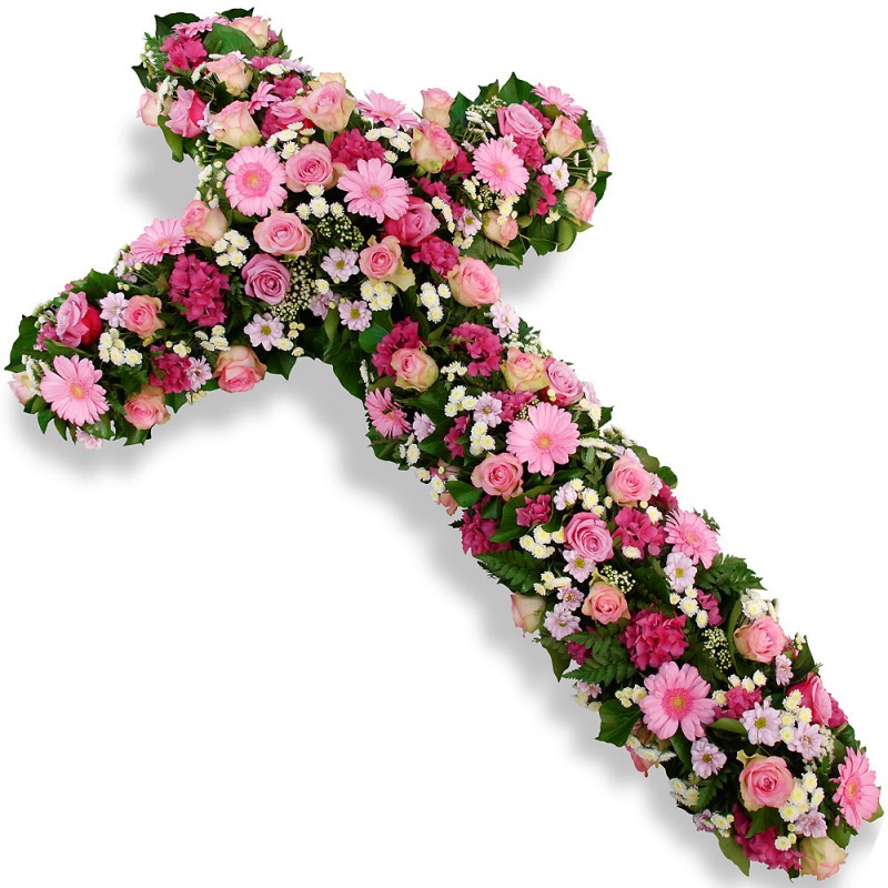CROIX DE FLEURS DEUIL LA RÉUNION STAUROS CROIX DE FLEURS DEUIL LA RÉUNION STAUROS