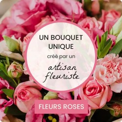 BOUQUET DEUIL ROSE DU FLEURISTE LA RÉUNION